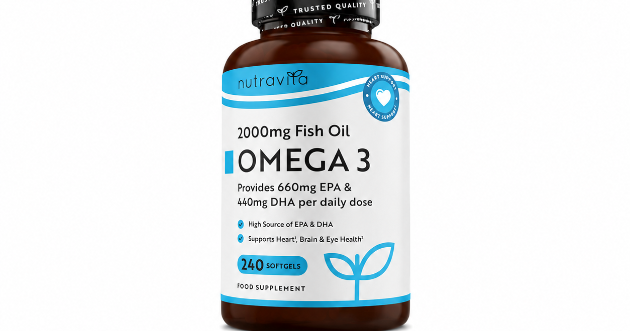 Nutravita Omega 3 review: the same numbers as its rivals, and the only label that explains them