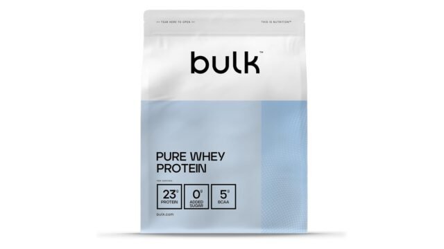 Bulk Pure Whey Protein Vanilla review: right dose, wrong pack size